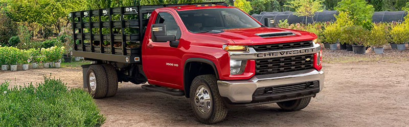 2024 Chevy Silverado 3500 HD with stake bed