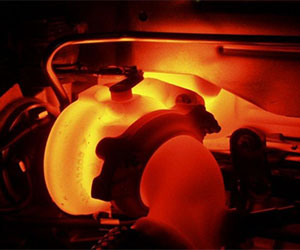 glowing hot turbocharger