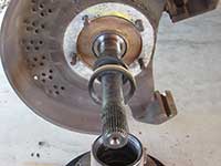 Dana 50 TTB, spindle removed