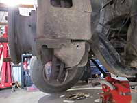 C3500HD brake caliper removal