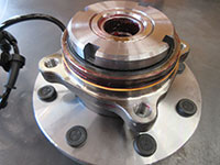 installing wheel hub o-ring and greasing pilot bearing